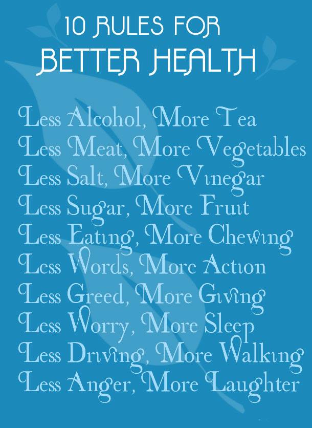 Better health through small changes